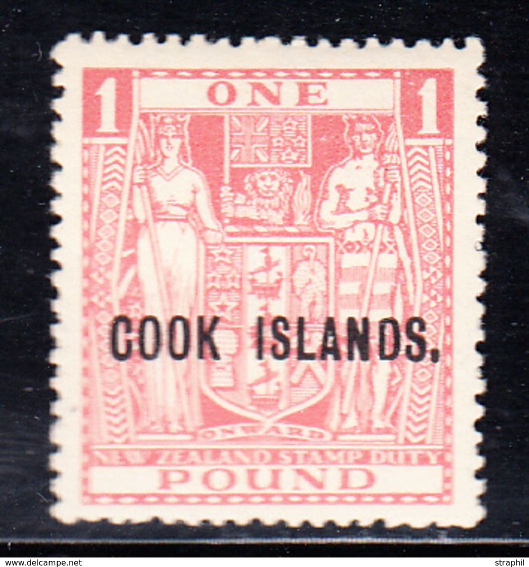 * N°51 - 1£ - TB - Cook Islands