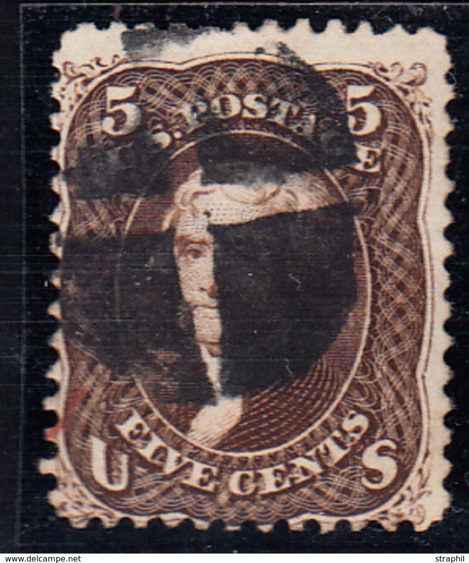 O N°21a - 5c Brun Rouge - TB - Used Stamps