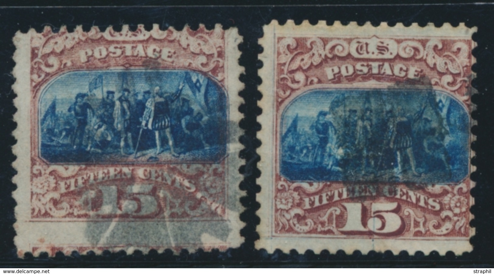 O N°35, 35a - Les 2 Types - B/TB - Used Stamps