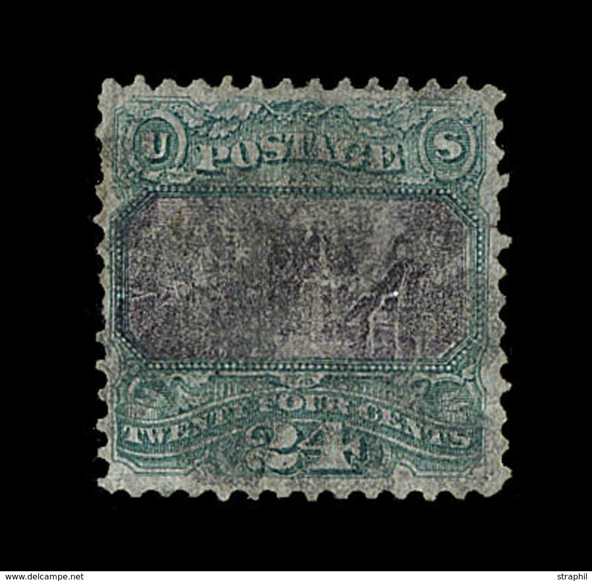 O N°36 - 24c Vert Et Violet - TB Centrage - B/TB - Used Stamps