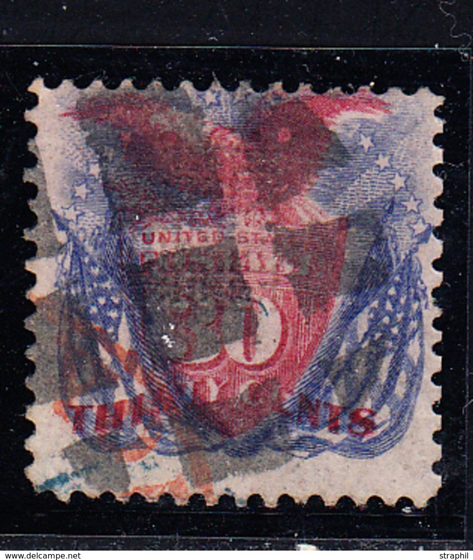 O N°37 - 30c Bleu Et Rose - TB - Used Stamps