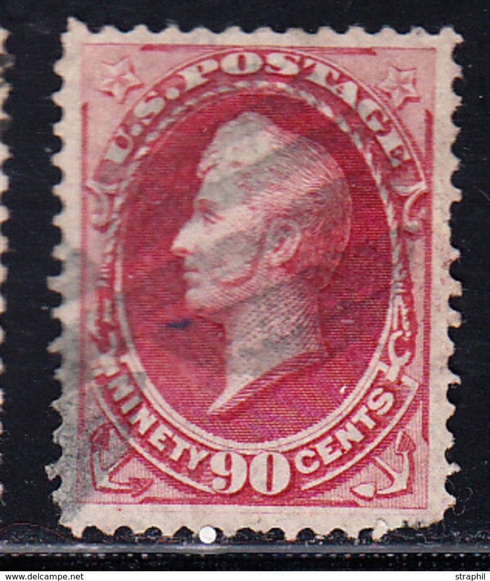 O N°49 - 90c Carmin - Léger Pli - Bon Centrage - Used Stamps