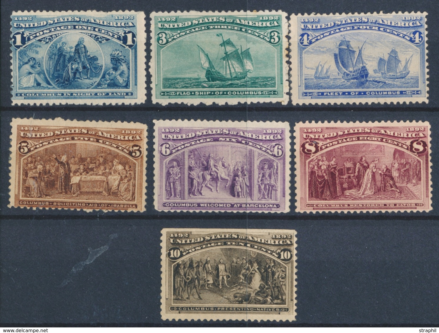 * N°81/88 Sf 82 - Petits Défts - B/TB - Used Stamps