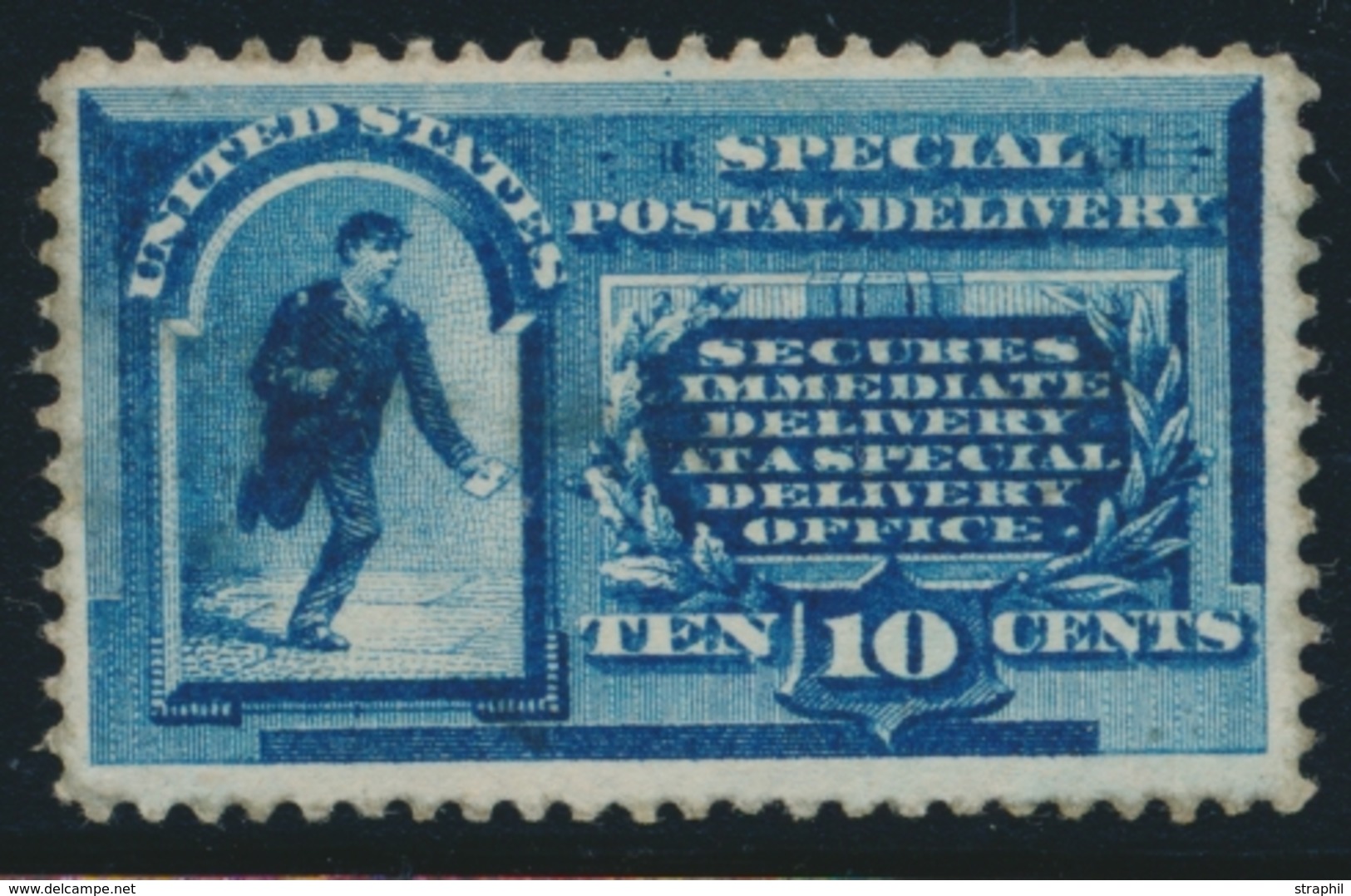 * N°3 - 10c Bleu - Comme ** - TB - Express & Recommandés