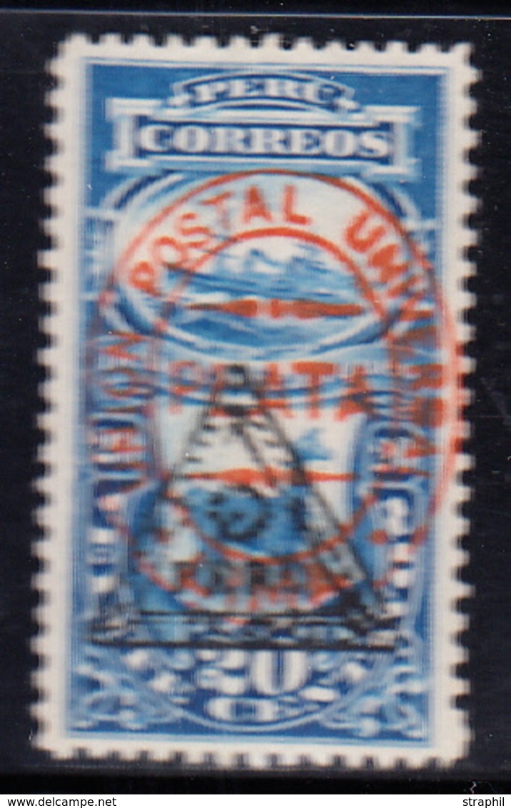 * Taxe N°25 - 20c Bleu - Signé Calves -TB - Peru