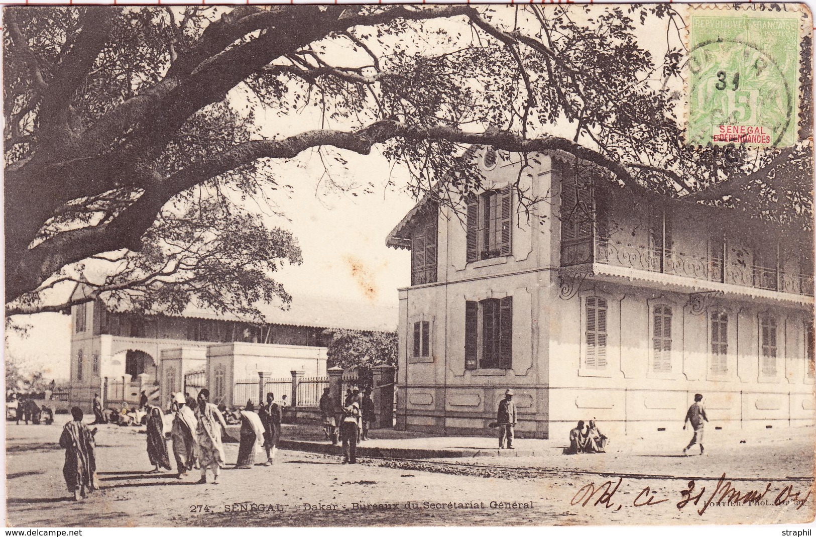 CPA Dakar - Bureau Du Secrétariat Général - Circ 1904 - TB - Other & Unclassified