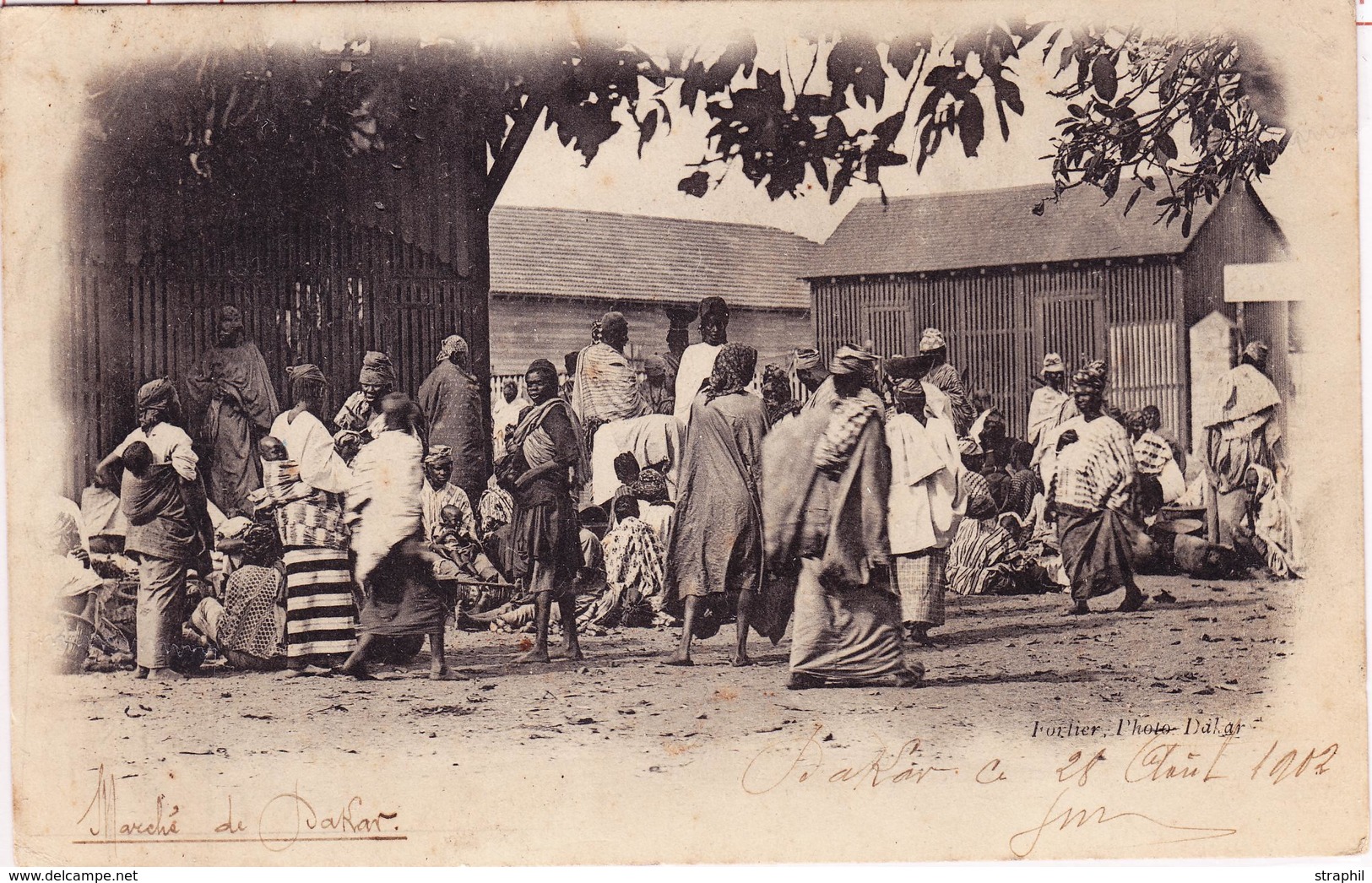 CPA Dakar - Le Marché - Photographe Fortier - Circ - TB - Sonstige & Ohne Zuordnung