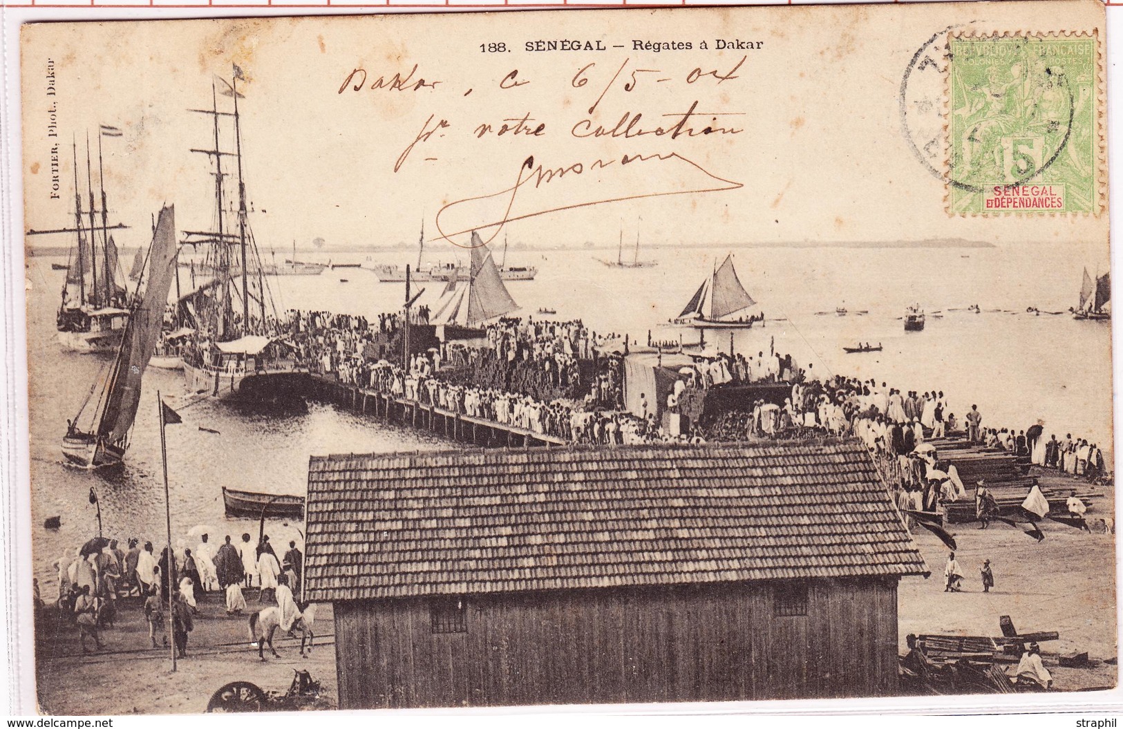 CPA Dakar - Vue Des Régates - Belle Animation - Circ 1904 - TB - Other & Unclassified