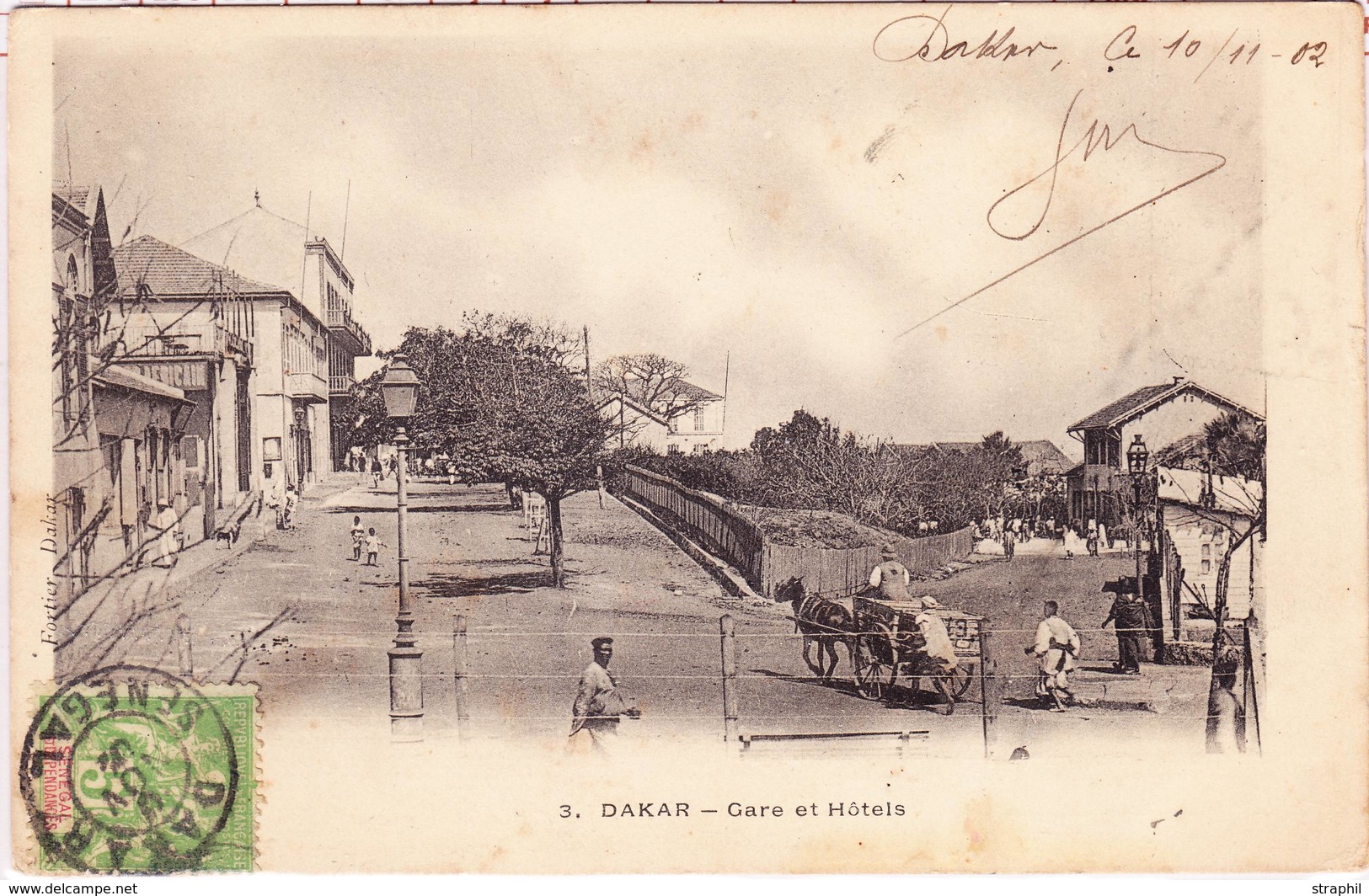 CPA Dakar - Gare Et Hôtels - Circ - TB - Sonstige & Ohne Zuordnung