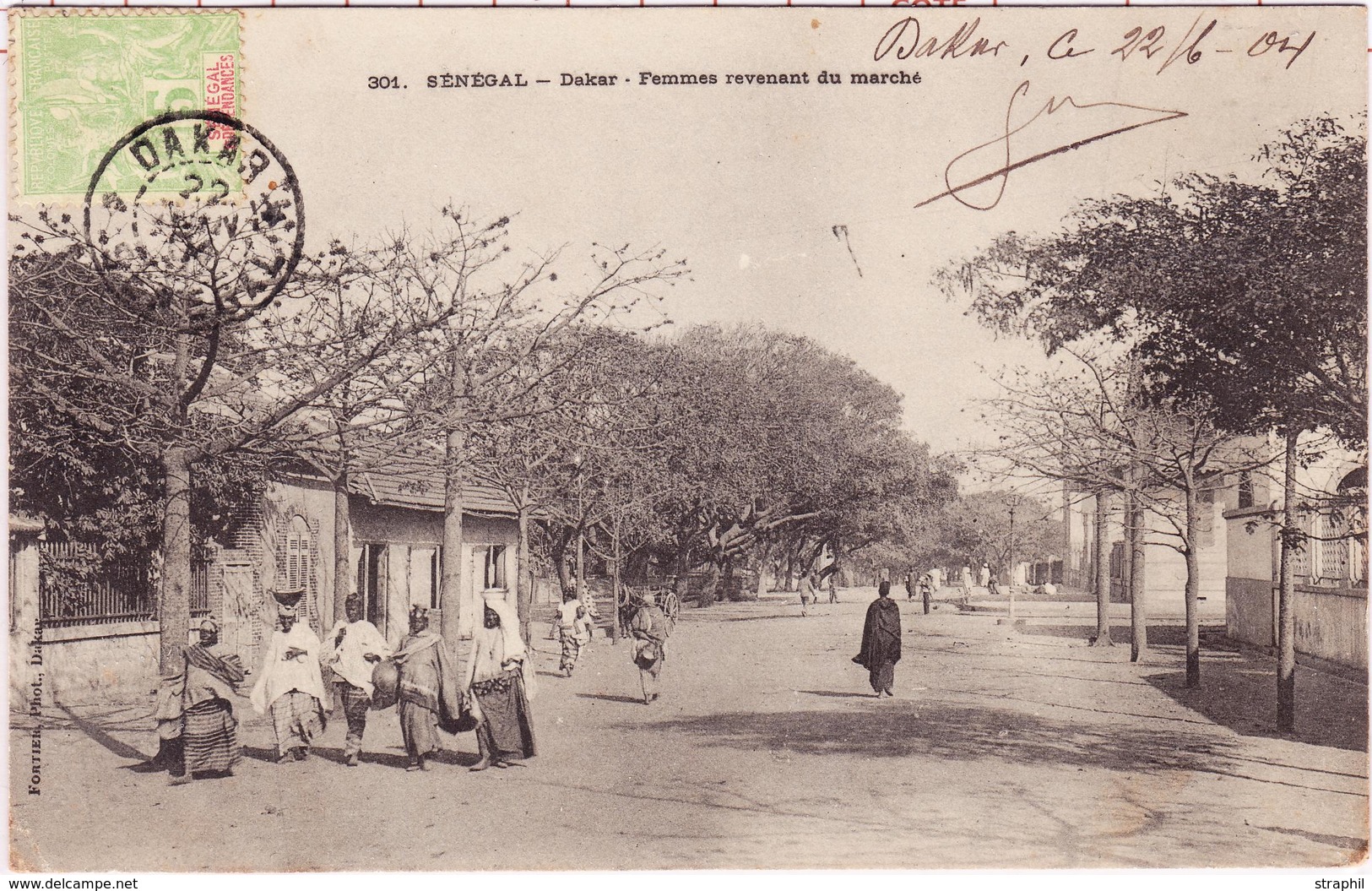 CPA Dakar - Femme Revenant Du Marché - Circ - TB - Sonstige & Ohne Zuordnung