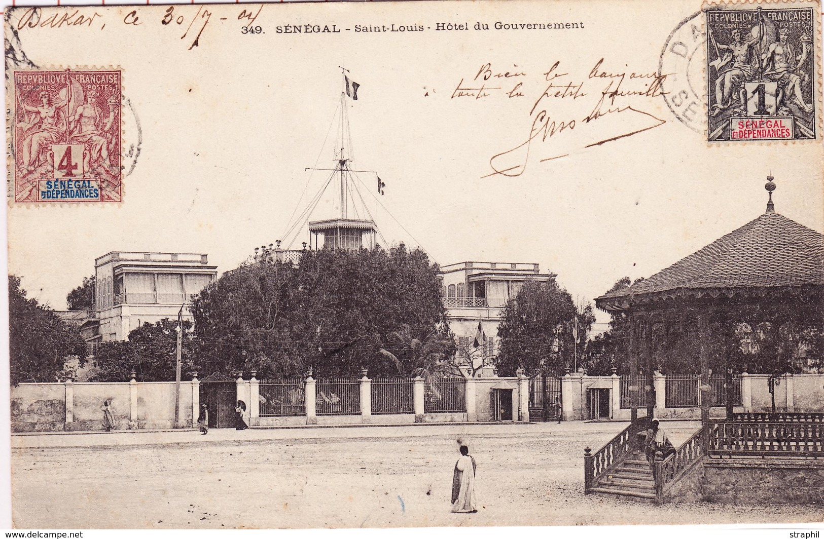 CPA Saint Louis - Hôtel Du Gouvernement - Circ - TB - Altri & Non Classificati