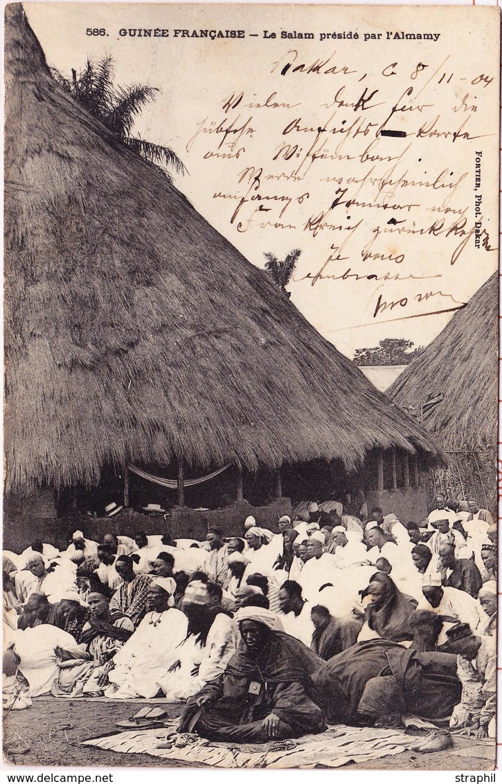 CPA Guinée Française - Le Salam Présidé Par L'Almany - Circ - TB - Sonstige & Ohne Zuordnung