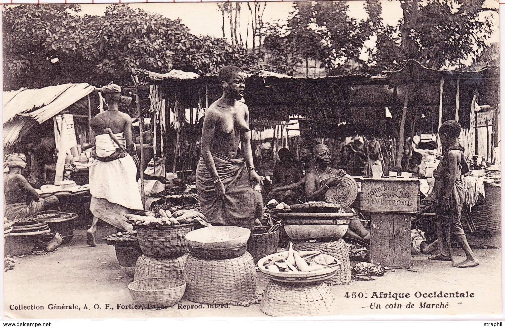 CPA Afrique Occidentale - Un Coin Du Marché - Coll. Générale AOF - Fortier - TB - Altri & Non Classificati