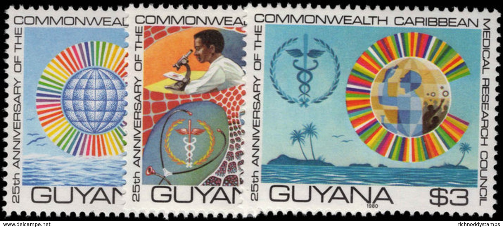 Guyana 1980 Caribbean Medical Council Unmounted Mint. - Guyana (1966-...)