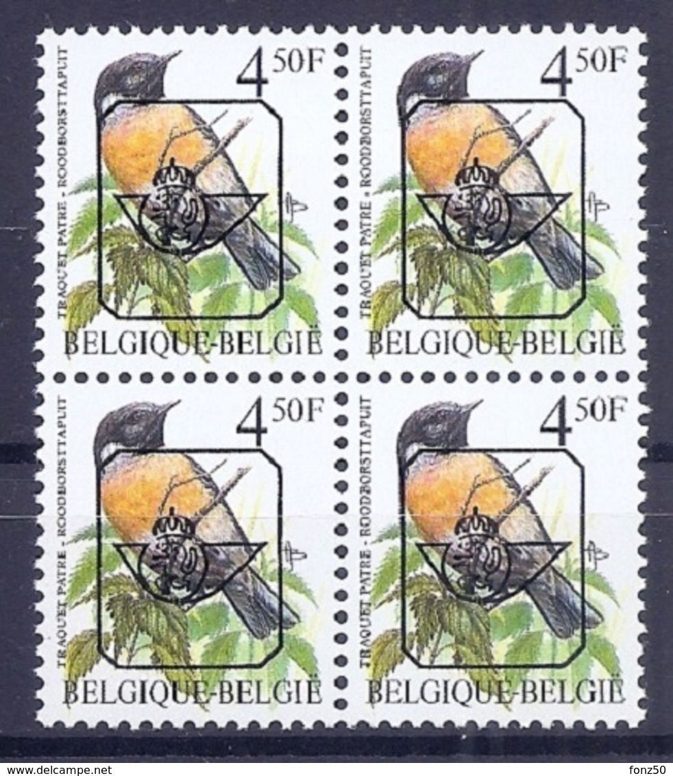 BELGIE * Buzin  PRE * Nr 825 P6a * Postfris Xx * HELDER PAPIER - WITTE GOM - 1985-.. Oiseaux (Buzin)