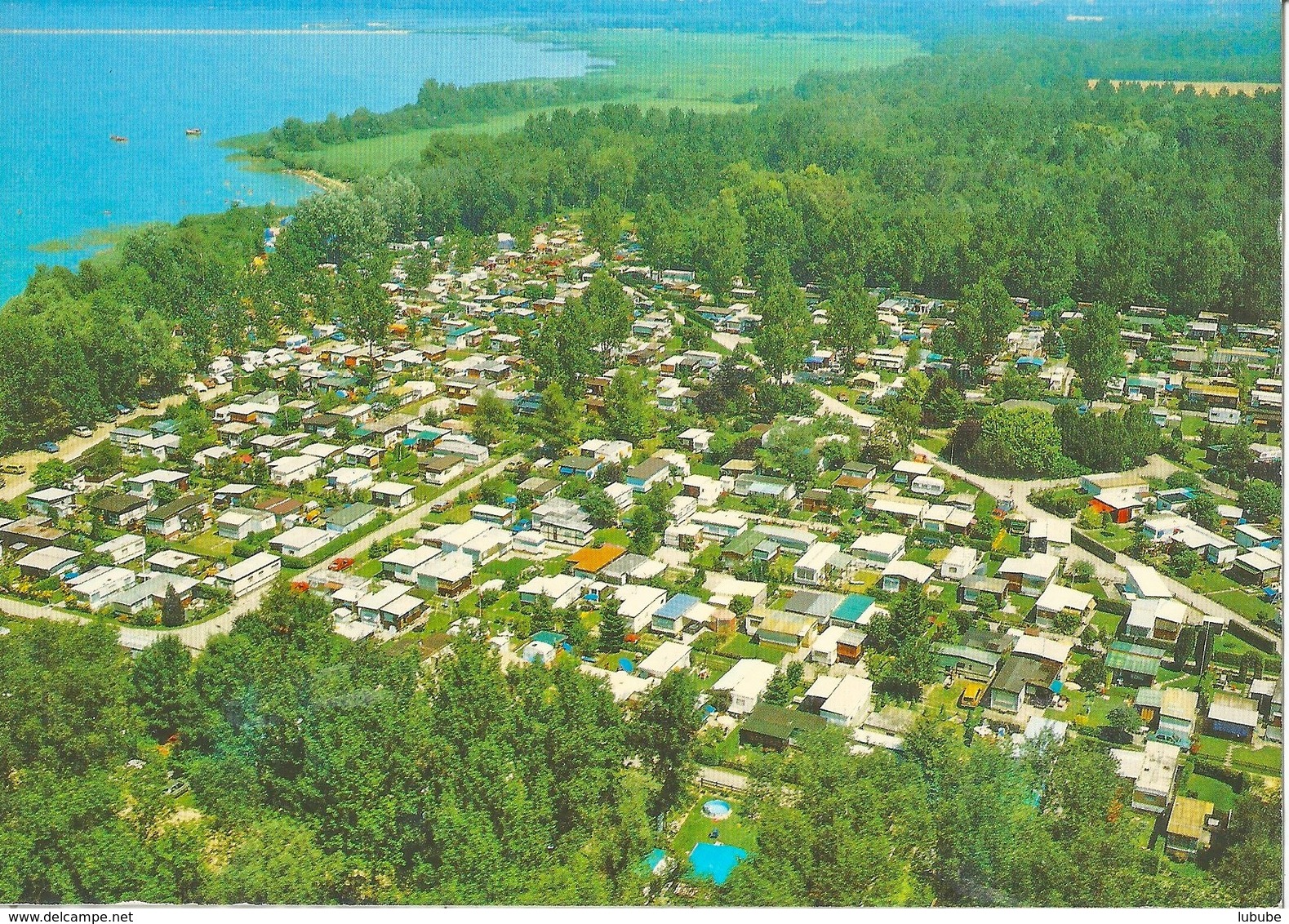 Cudrefin - Camping  (Vue Aérienne)       Ca. 1980 - Cudrefin