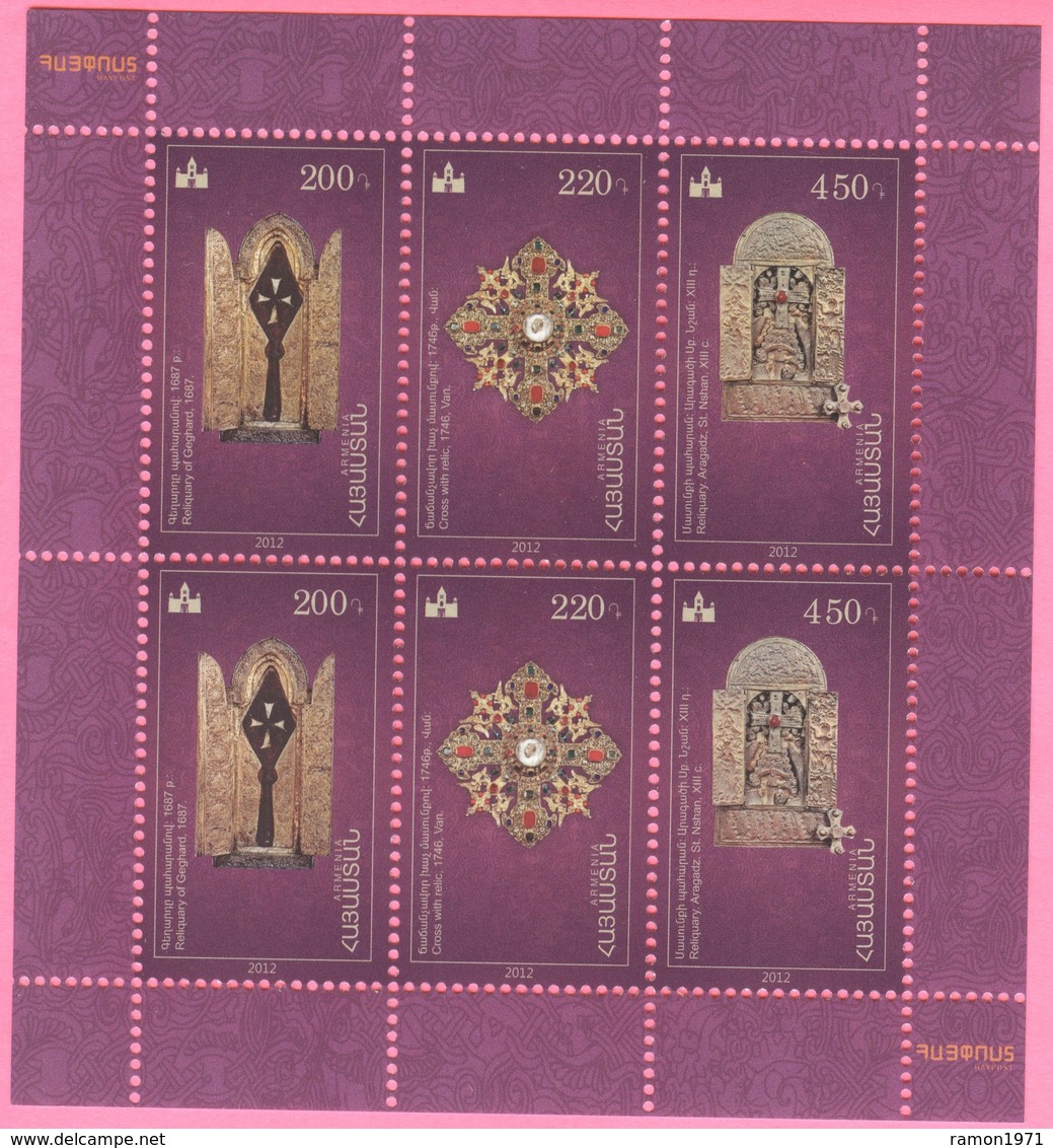 Armenia - Block Of 6 Stamps - Armenian Reliquary - 2012 - Armenia