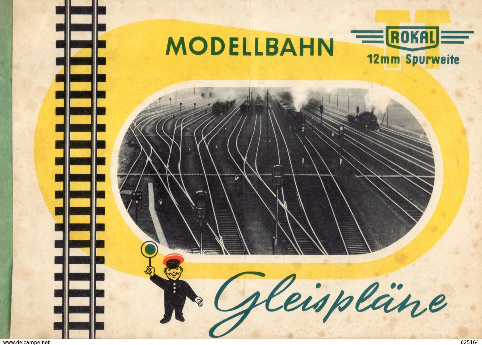 Catalogue ROKAL 1954 Gleispläne TT 12 Mm Spurweite - Allemand