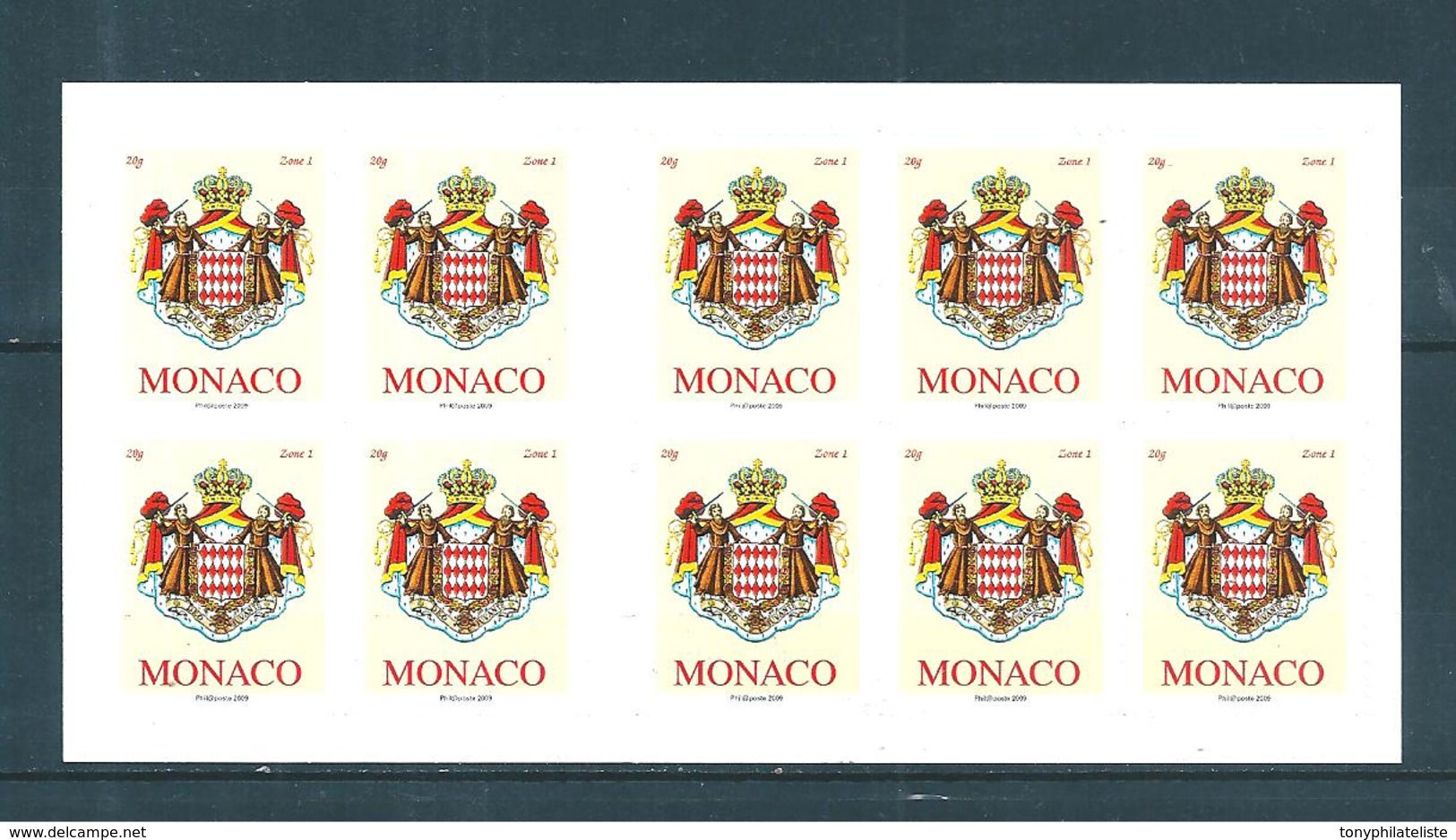 Monaco Timbres  De 2009  N°2676 Carnet Complet   Neuf ** Vendu Sous La Valeur  Faciale - Unused Stamps