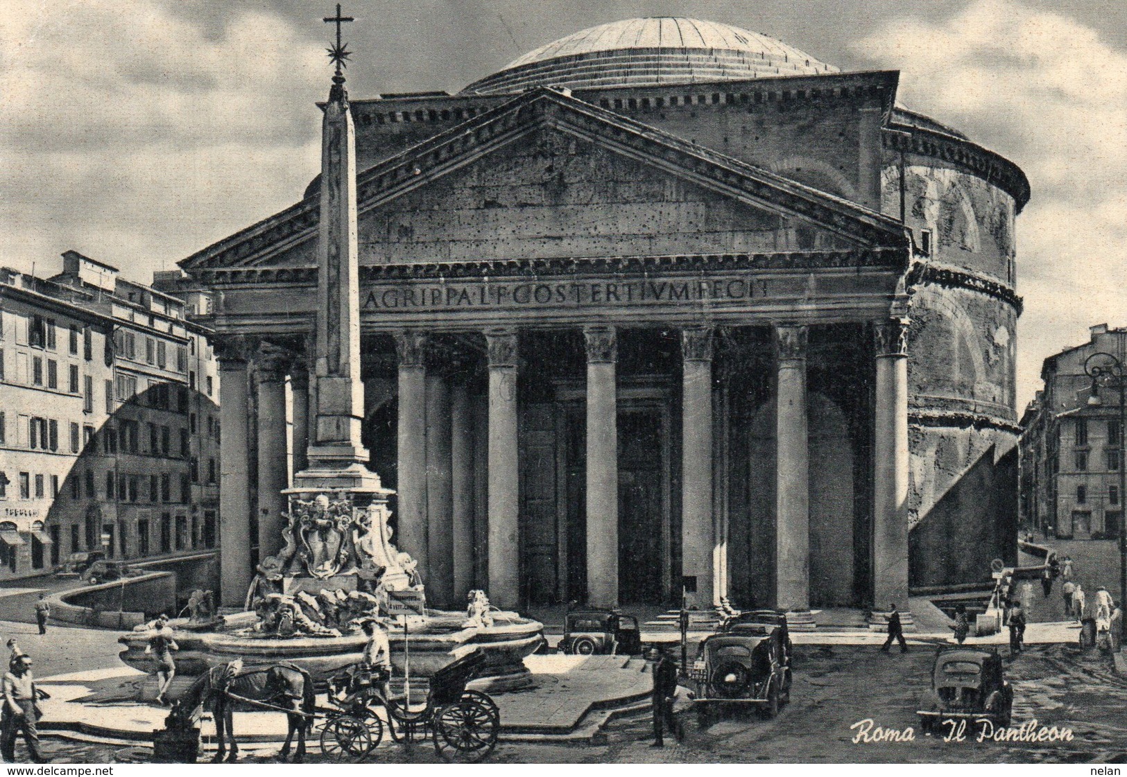 ROMA-IL PANTHEON- NON VIAGGIATA - Pantheon