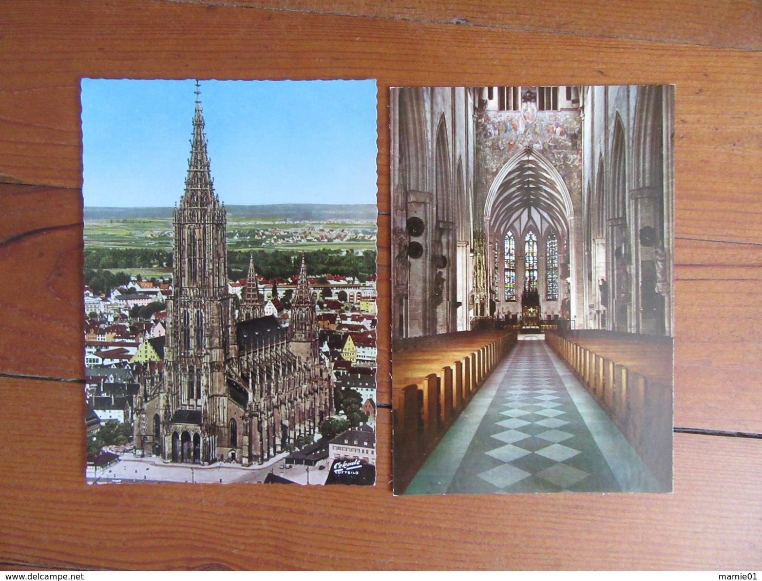 Lot De 2 Cartes De Münster     Allemagne     Ulm Cathédrale - Munster