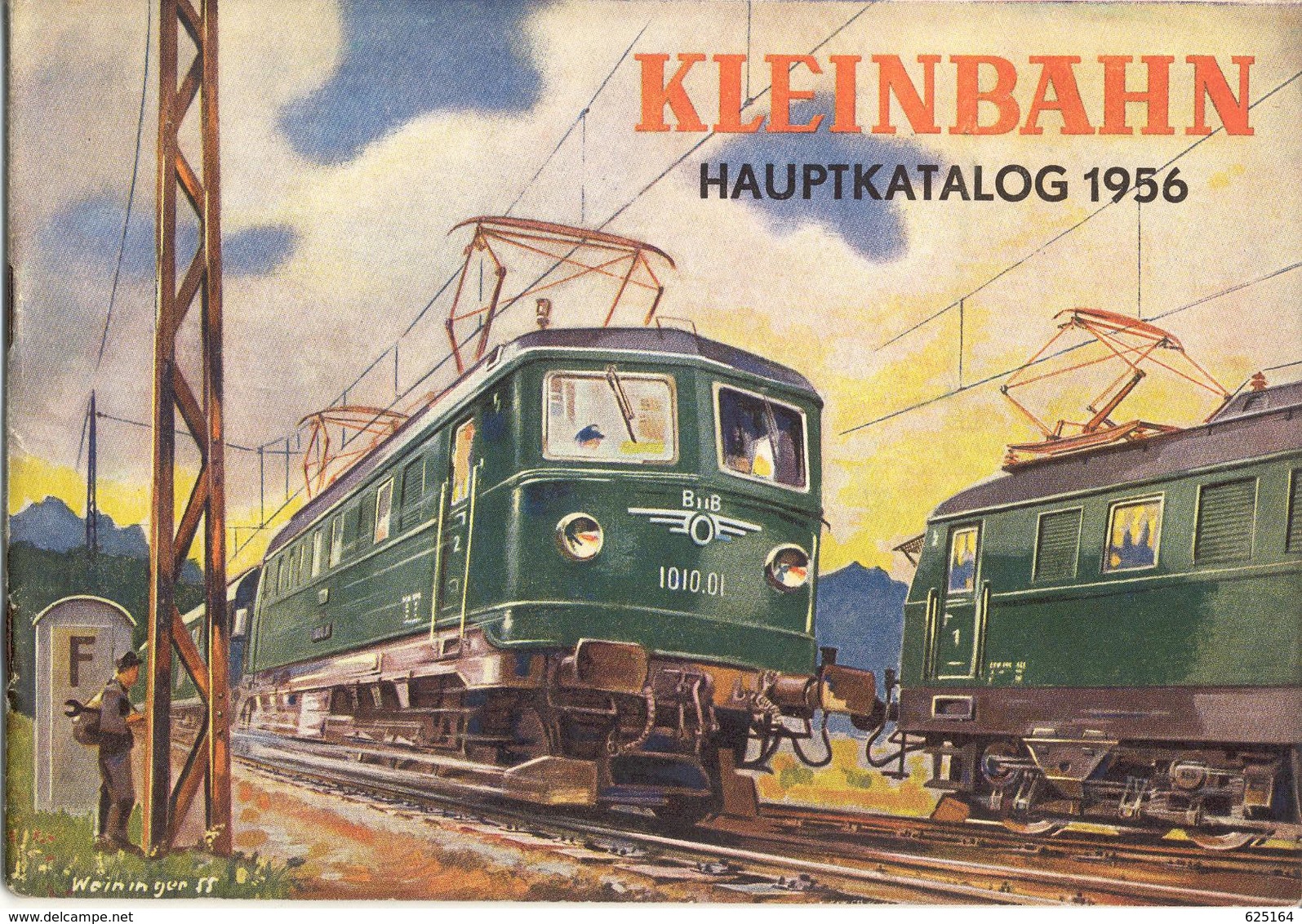 Catalogue KLEINBAHN 1956 Modelleisenbahnen HO Zubehör Boot - Allemand