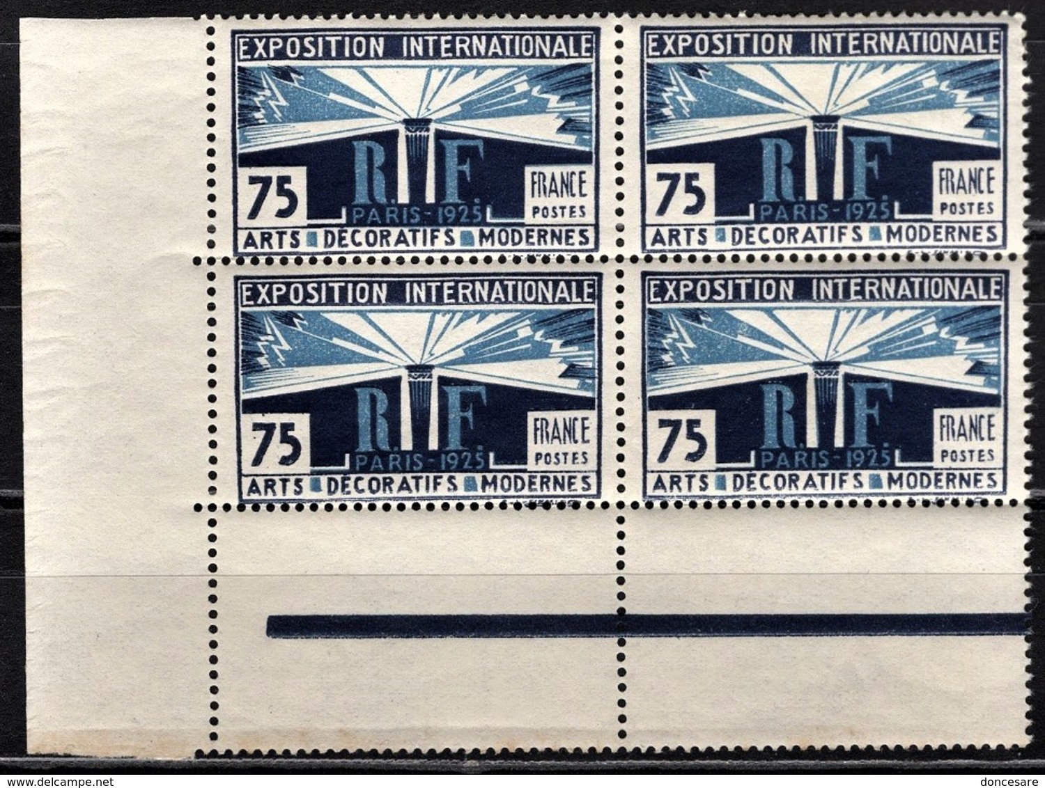 FRANCE 1924 - BLOC DE 4 TP / Y.T. N° 215 - NEUFS** - Neufs