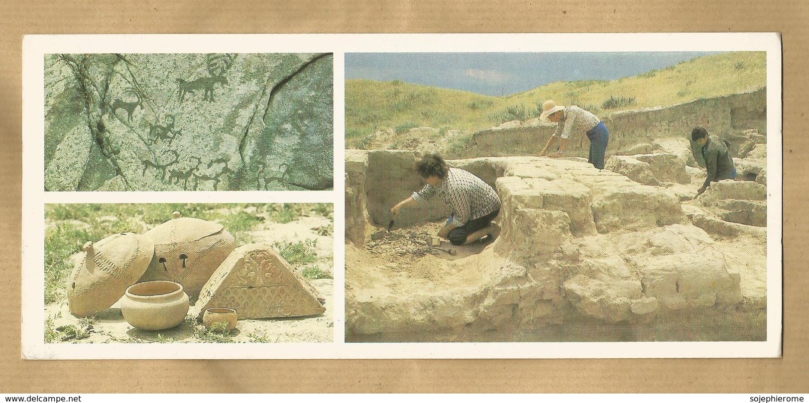 Excavations Of The Krasnorechensk Site Fouilles Kirghizia (Kyrgyzstan Kirghizistan) 2 Scans 20,9 Cm X 9,0 Cm - Kirgisistan