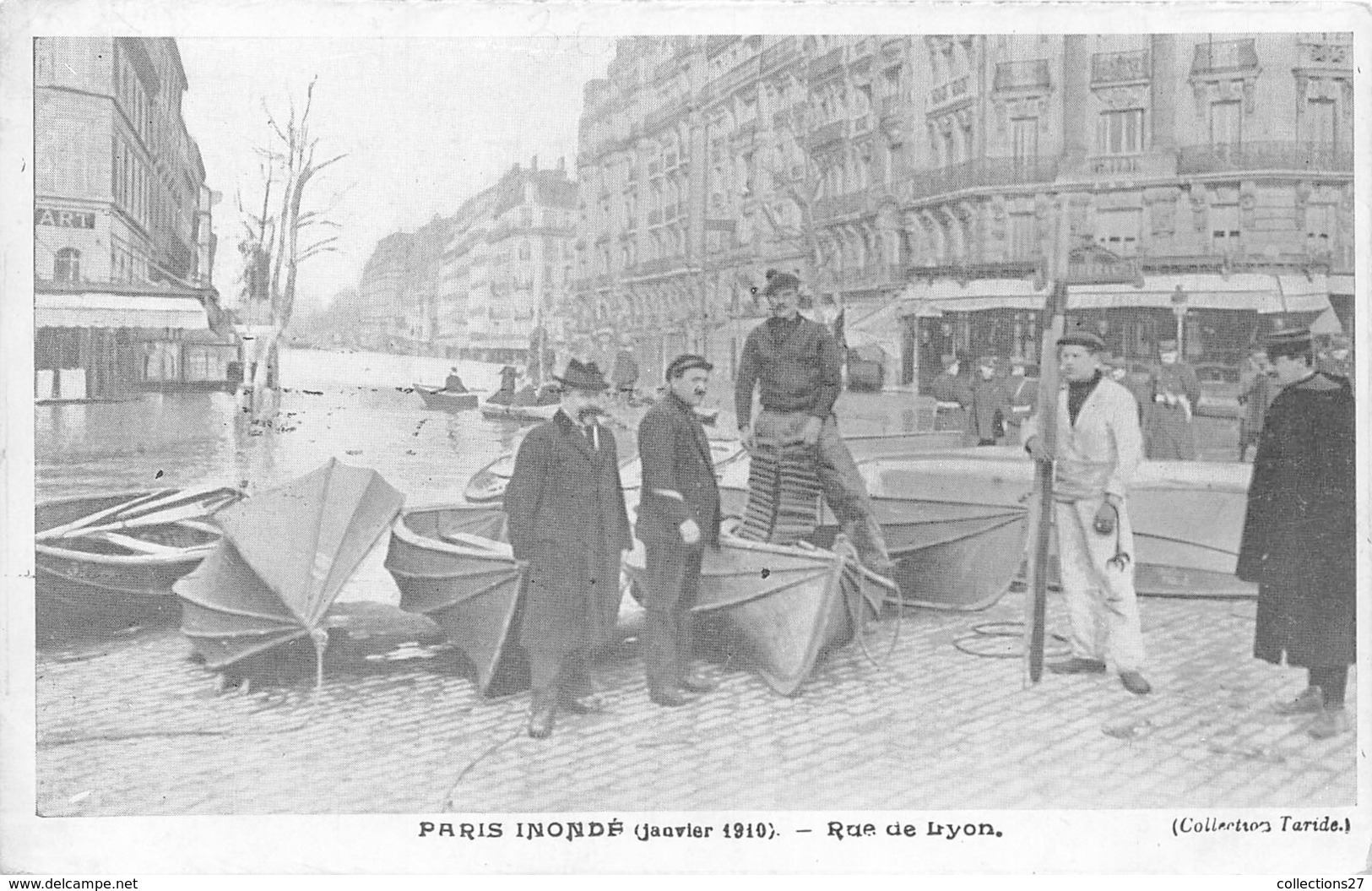 75-PARIS-INONDATIONS- RUE DE LYON - Alluvioni Del 1910
