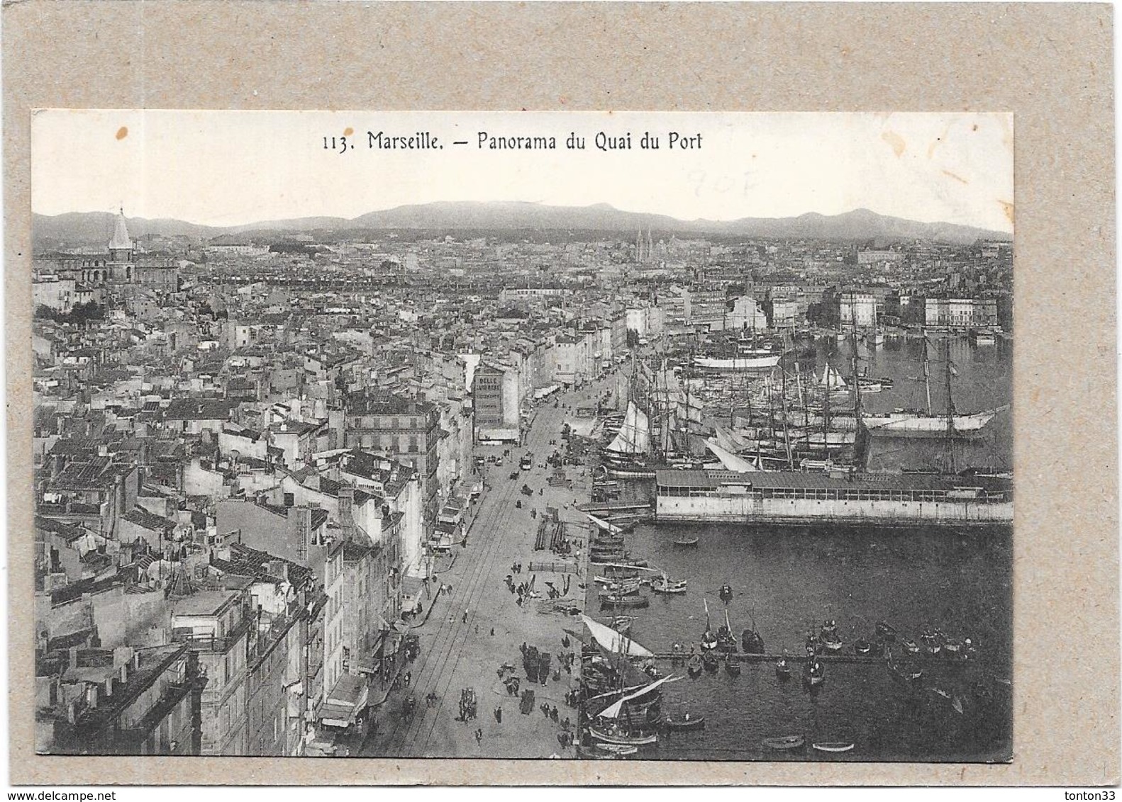 LOT DE 15  CPA de MARSEILLE - BARA** -