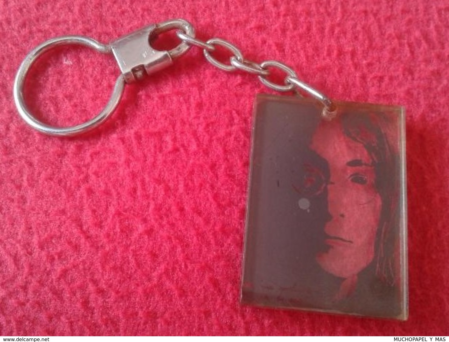 ANTIGUO ESCASO LLAVERO KEYRING PORTE-CLÉS JOHN LENNON THE BEATLES PAZ PEACE MARIDO DE YOKO ONO MUSIC MÚSICA VER FOTO/S Y - Otros & Sin Clasificación