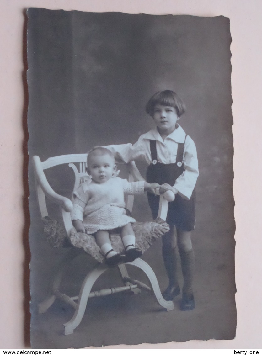 Gedenkenis Van Onze Kinderkens Lucien En Germaine WELKENRAEDT Dec 1925 ( Van Mieghem ) ( Zie Foto Details ) ! - Photographie