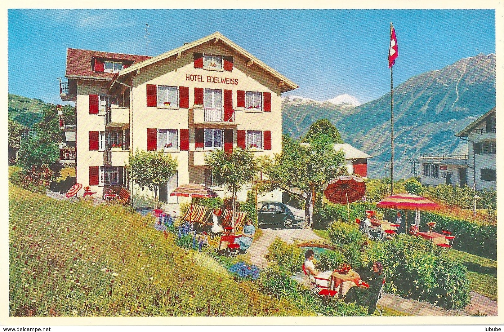 Unterbäch - Hotel Edelweiss           Ca. 1960 - Unterbäch