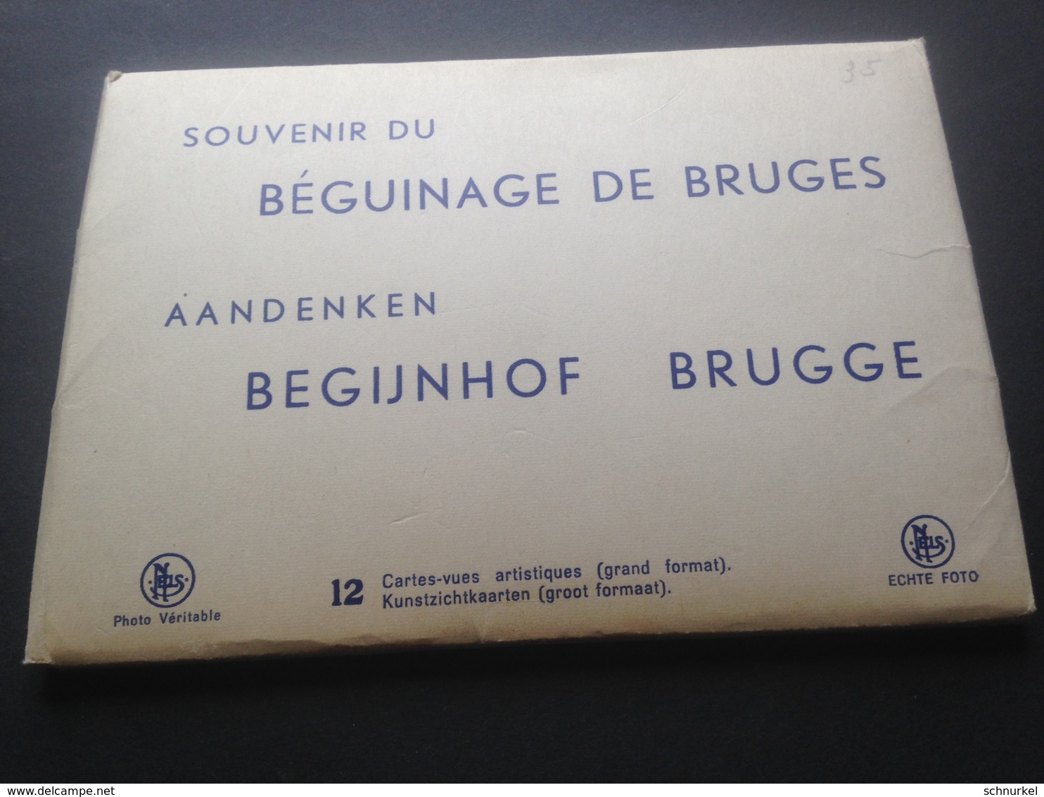 BRUGGE - SOUVENIR DU BEGUINAGE - SET 12 CARTES - Sonstige & Ohne Zuordnung