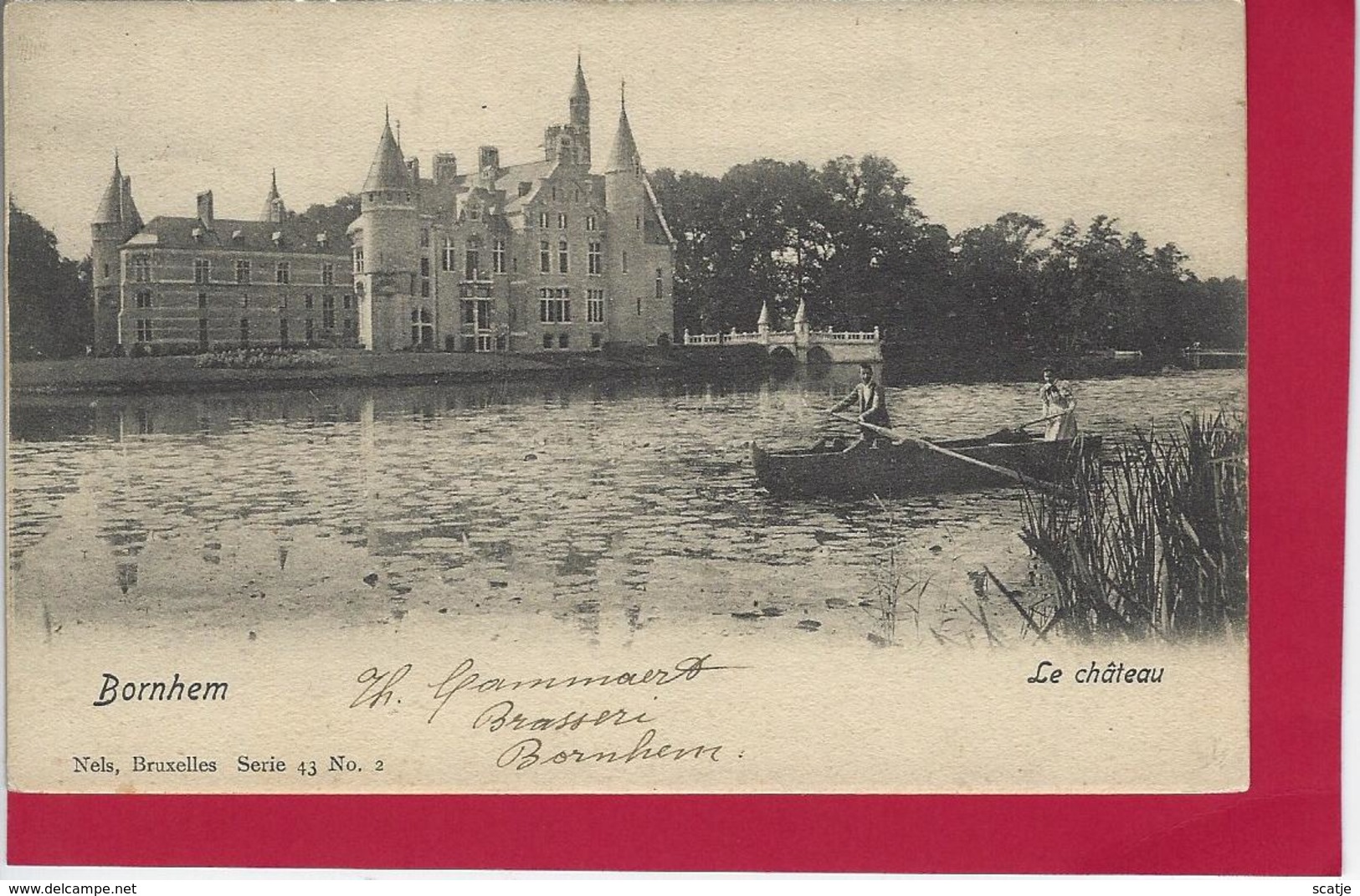 Bornhem     Le Château   1903   Naar   Mont St Andre - Bornem