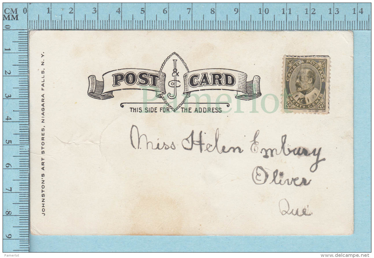 CPA Voyagé 1907 -Longfellow's House, Cambridge, Massachusetts - Timbre CND 20&cent; #94 - Lettres & Documents