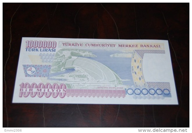 1995 Türkei 1,000,000  Lira  / 7. Emisyon 1. Tertip Serie : C  / UNC - Turkey