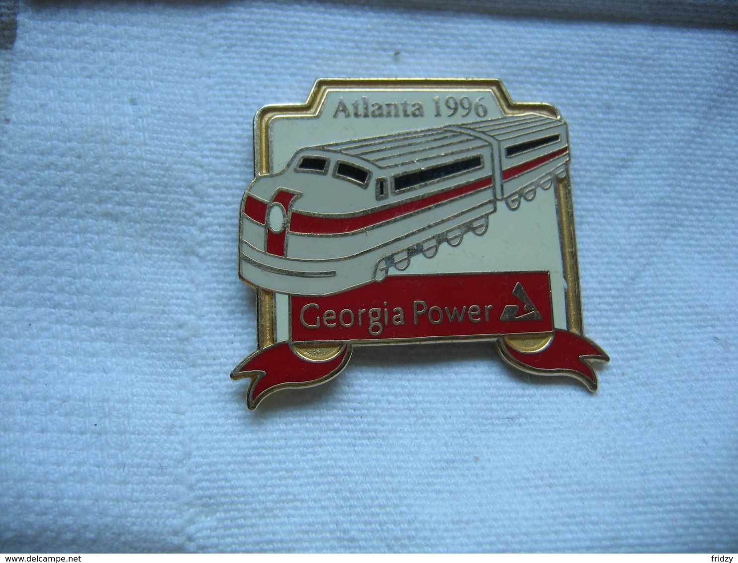 Pin's JO Atlanta 1996, Train Georgia Power. Tirage Limité à 2500 Exemplaires - Jeux Olympiques