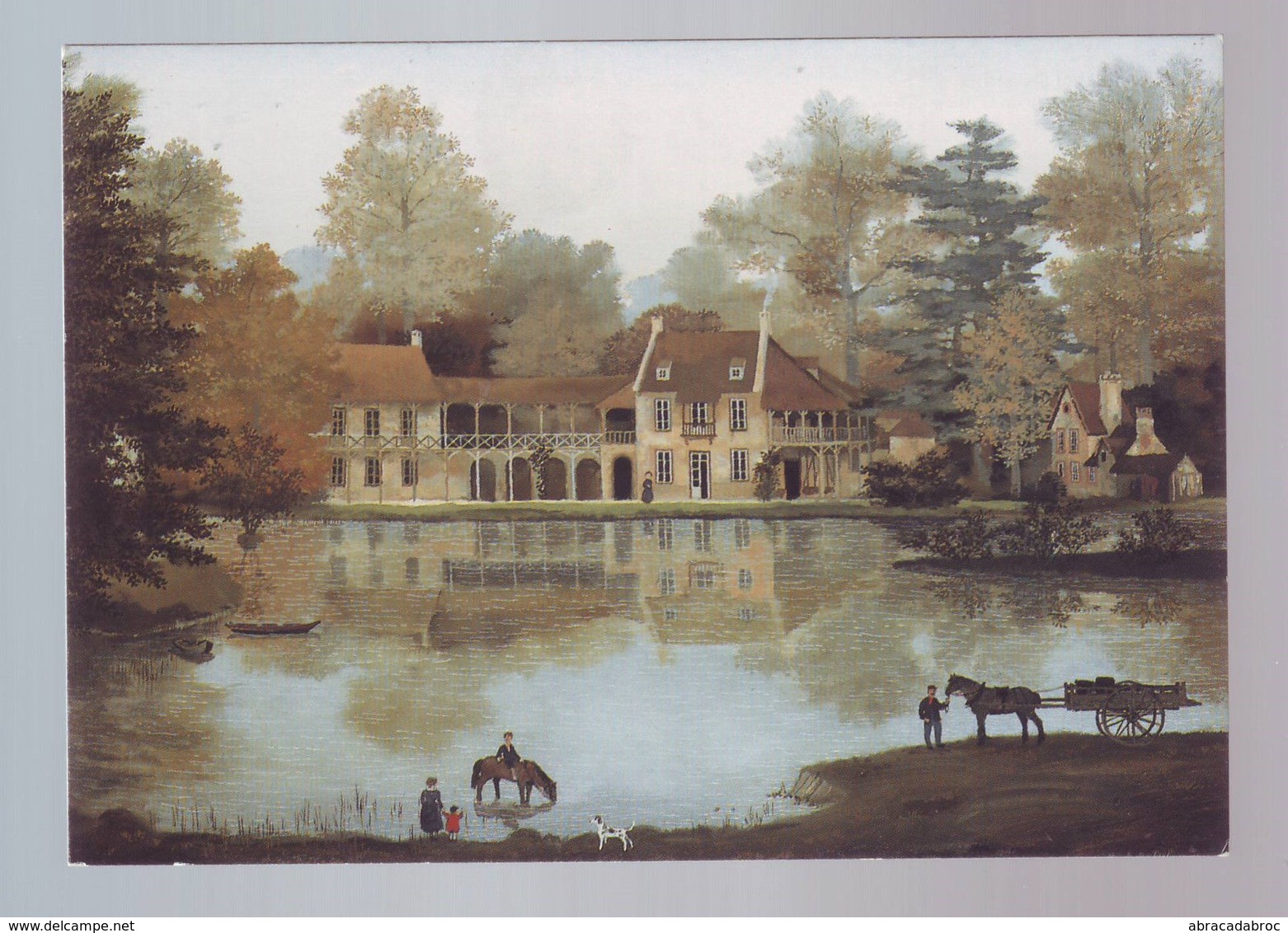 Carte Postale Beaux Arts : Le Hameau De Trianon Par Delacroix / Neuve A Ecrire - Other & Unclassified
