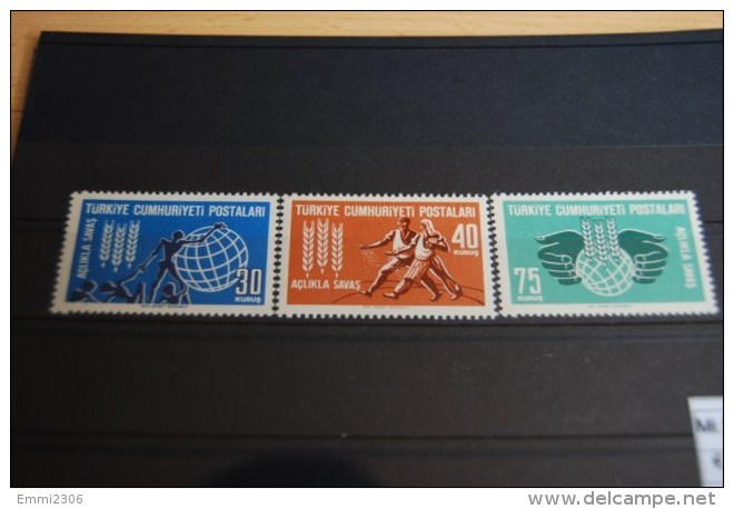 Türkei 1963 , Kampf Gegen Den Hunger / Mi.1858 - 60 ** Postfrisch - MNH - Contre La Faim