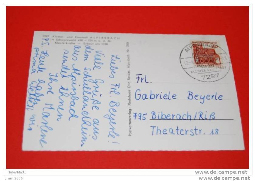 ALPIRSBACH - Kloster-und Kurstadt Gelaufen 1966 - Alpirsbach