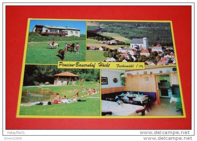 Fuchsmühl Pension Bauernhof Höcht Gelaufen 1995 - Tirschenreuth