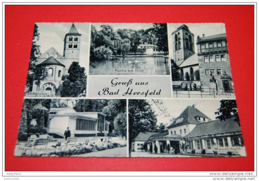 Gruß Aus  Bad Hersfeld  Gelaufen 1958 - Bad Hersfeld