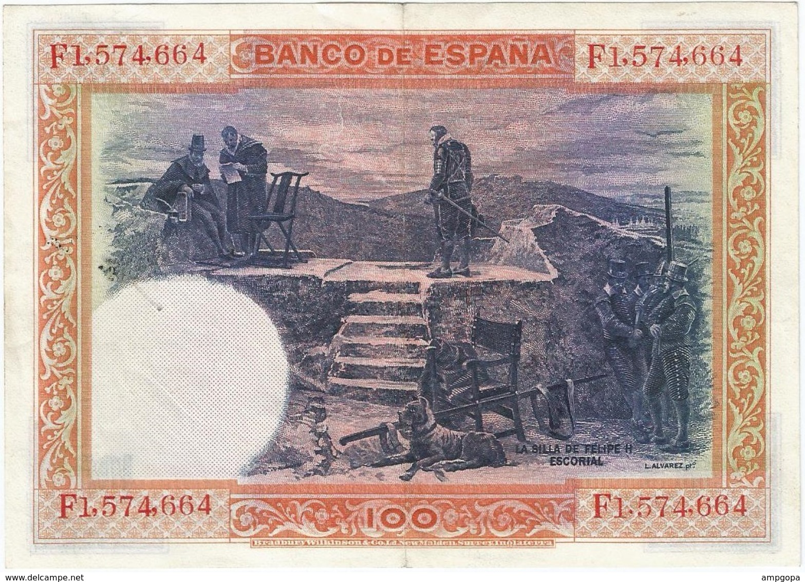 España - Spain 100 Pesetas 1-7-1925 Pcik 69c Ref 668-2 - 100 Pesetas