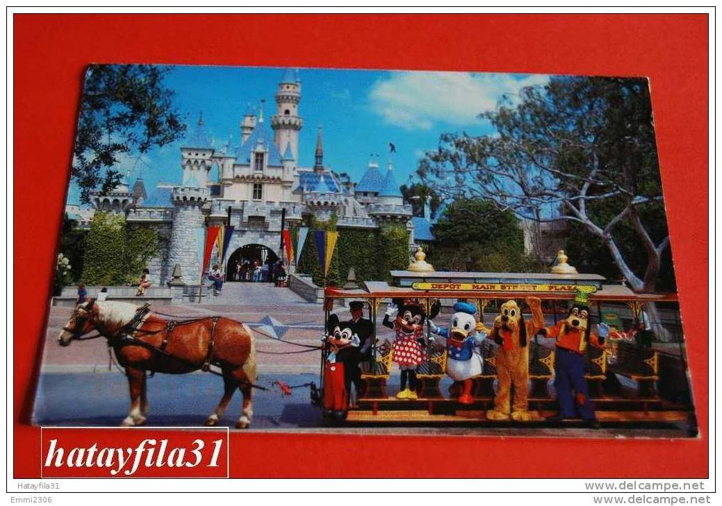 DISNEYLAND  "" Sleeping Beauty Castle ""  Gelaufen  1996 - Disneyland