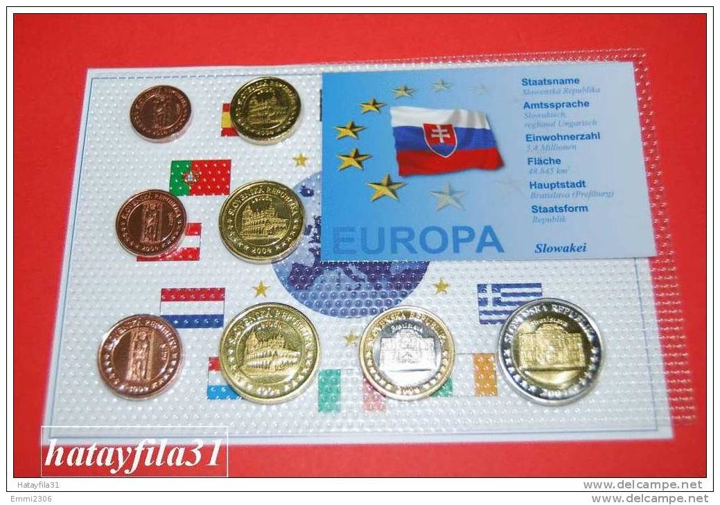 Euro Proben Satz Slowakei 2004 - Slovaquie