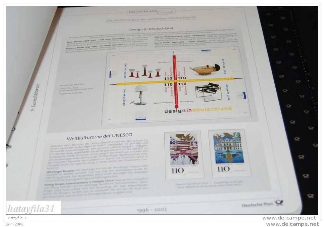 Deutschland -BRD 1996 - 2002 ** Postfrisch Komplet in LEUCHTTURM Deutschland Klassik Alben