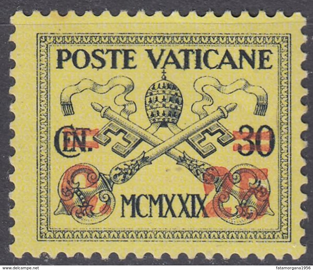 VATICANO - 1931 - Yvert 39 Nuovo MNH, Come Da Immagine. - Neufs