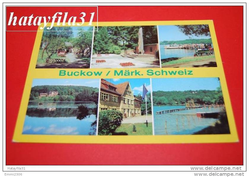Bockow ( Kr. Strausberg ) Gelaufen 1982 - Buckow