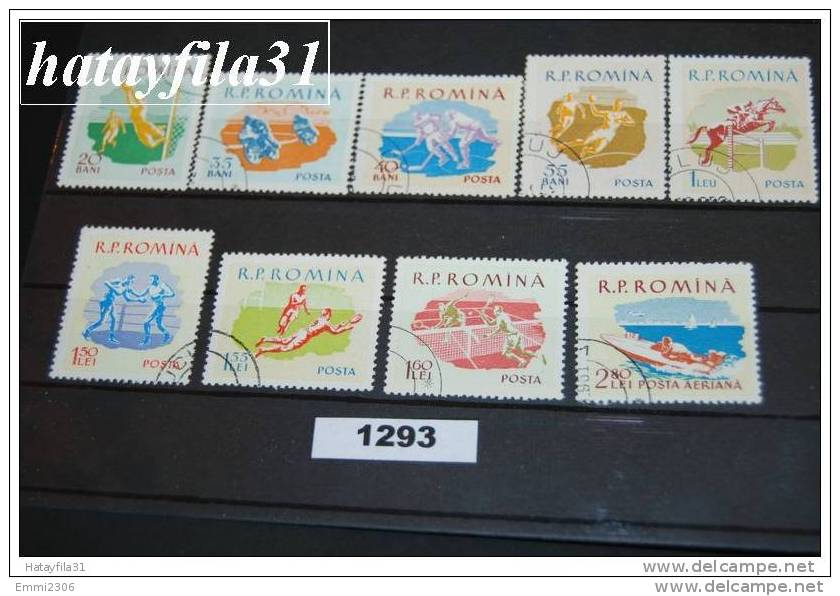 Rumänien 1959 - Mi. 1802 - 1810 - Gestempelt - Usado